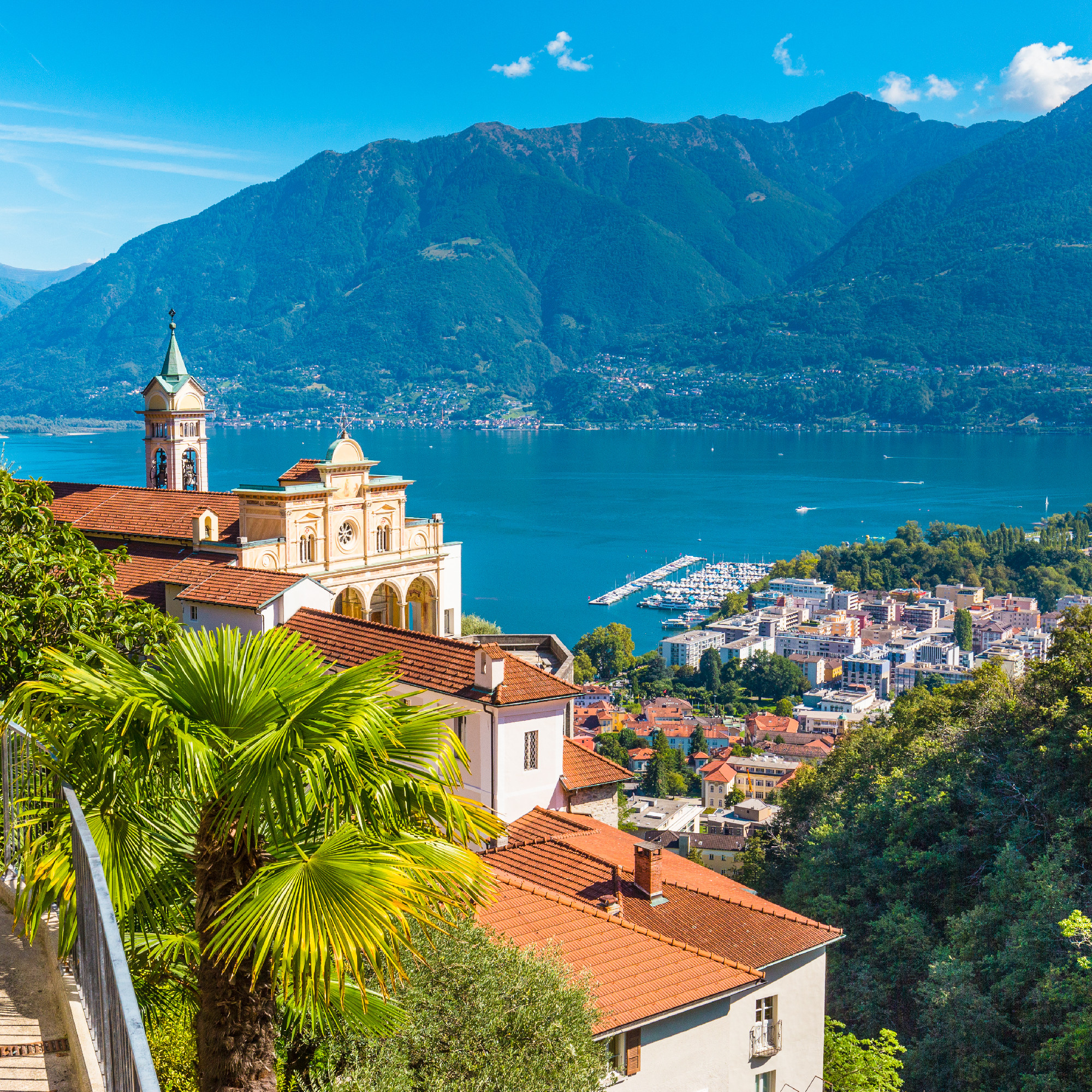 Madonna del Sasso Church, Locarno, Switzerland