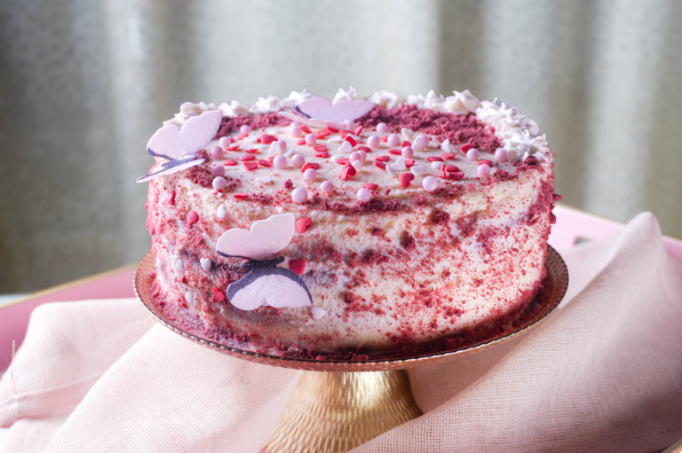 Vörös bársony torta