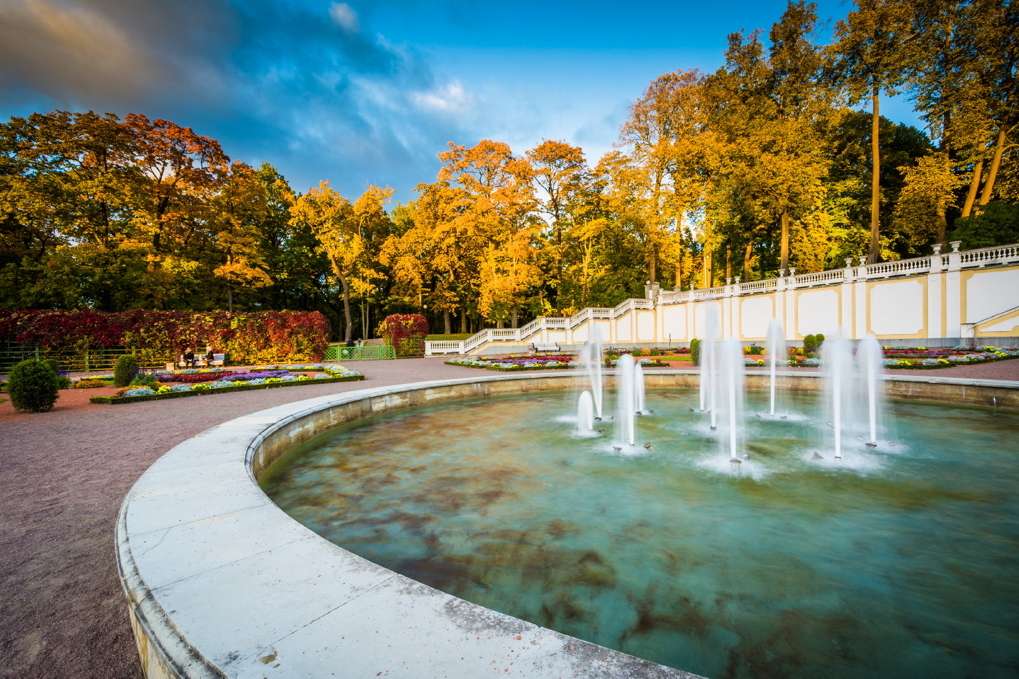 Fountain at Kadrioru Park, in Tallinn, Estonia.