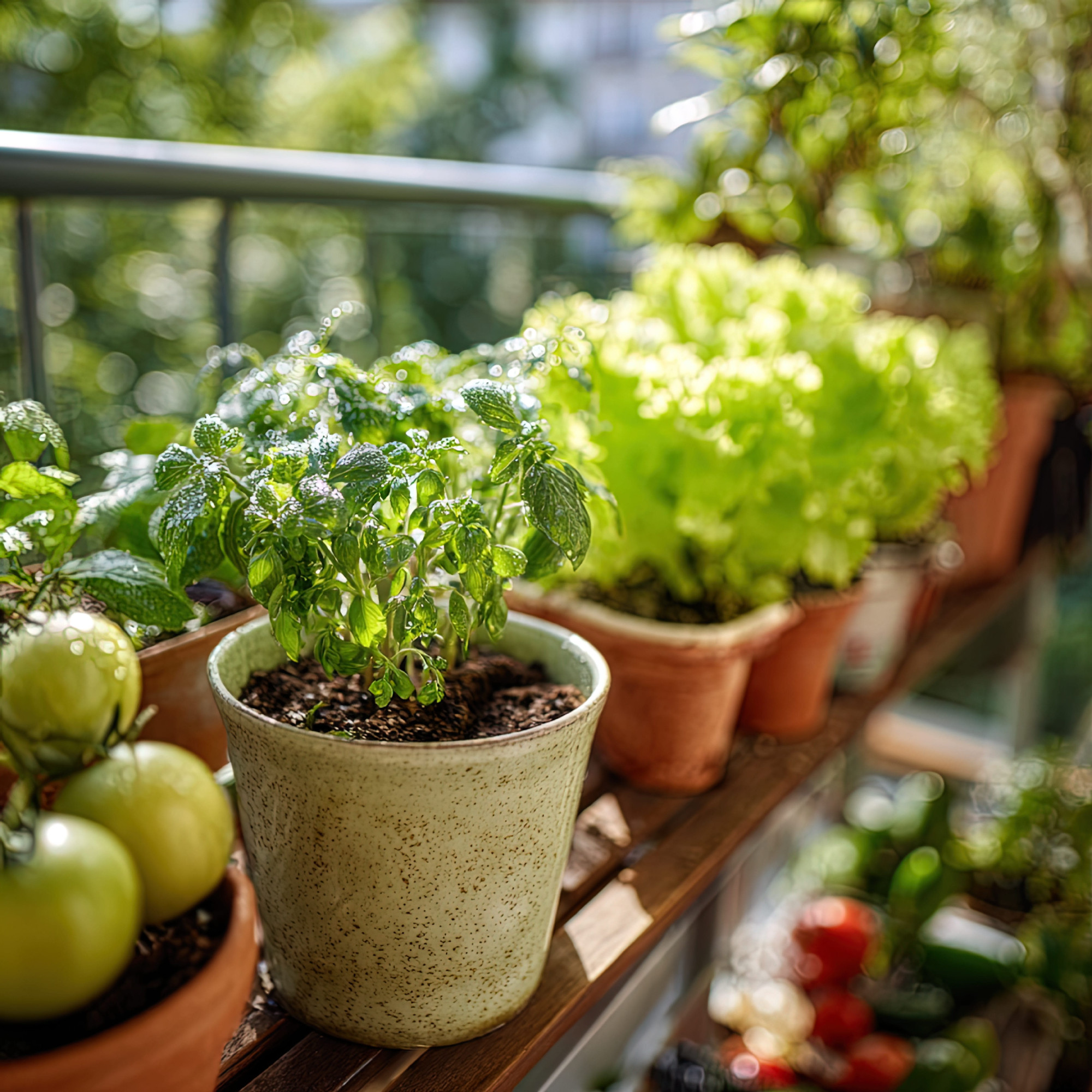 Szezonkezdés a balkonon
