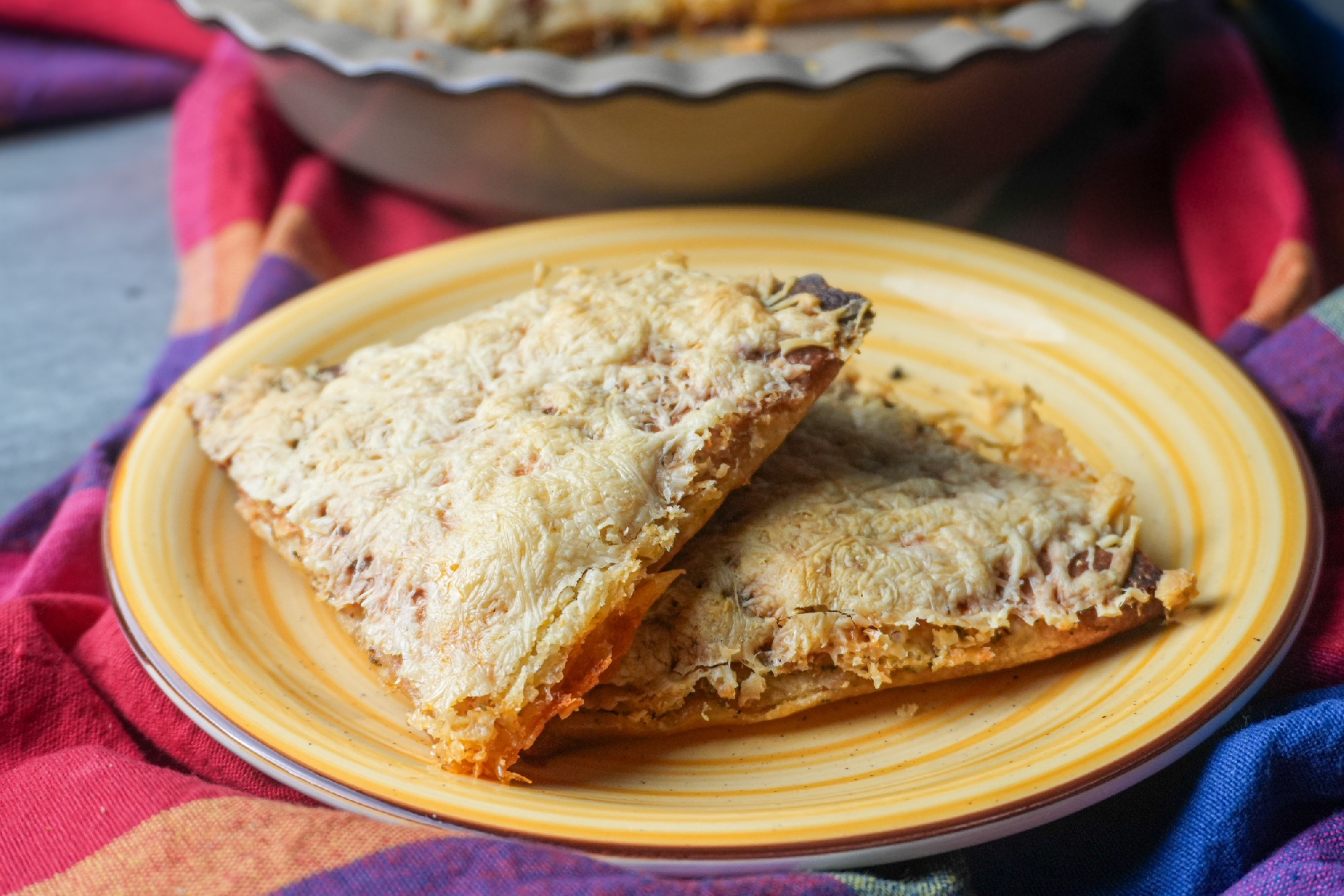 Sajtos tortilla háromszögek