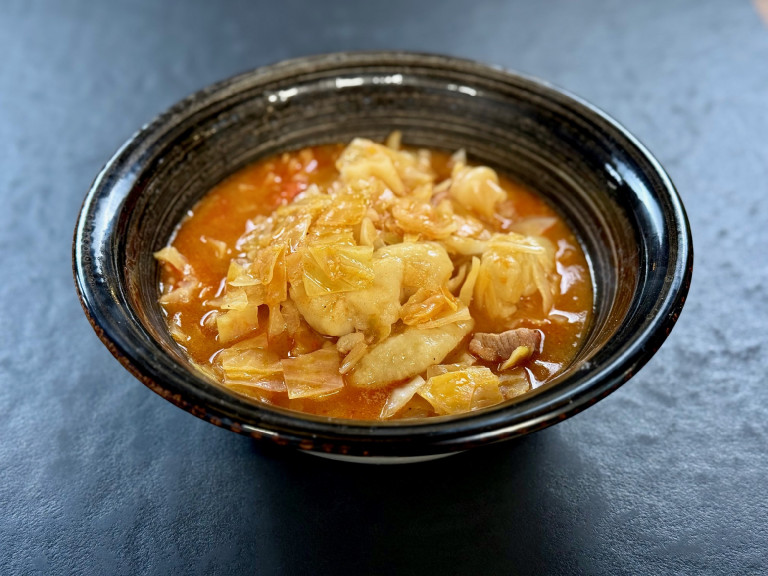 Paprikakraut mit knedl