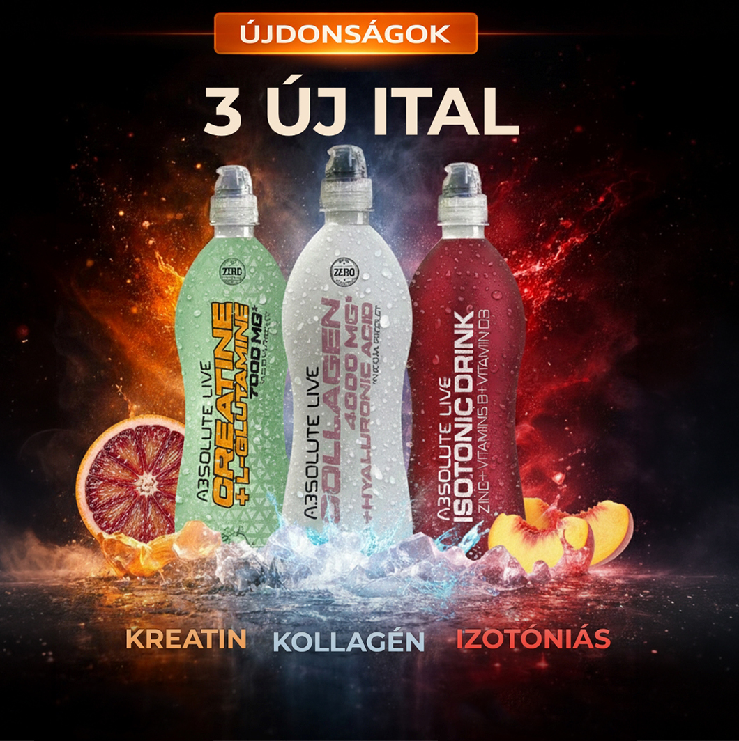 Három új funkcionális italt dobott piacra a magyar sportital gyártó(X)