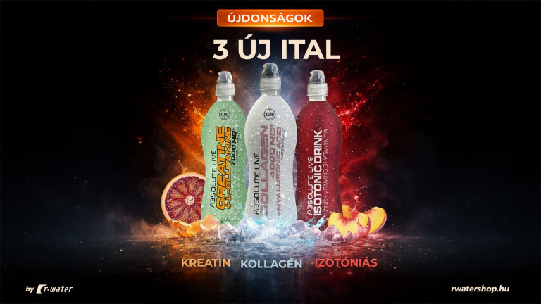 Három új funkcionális italt dobott piacra a magyar sportital gyártó(X)