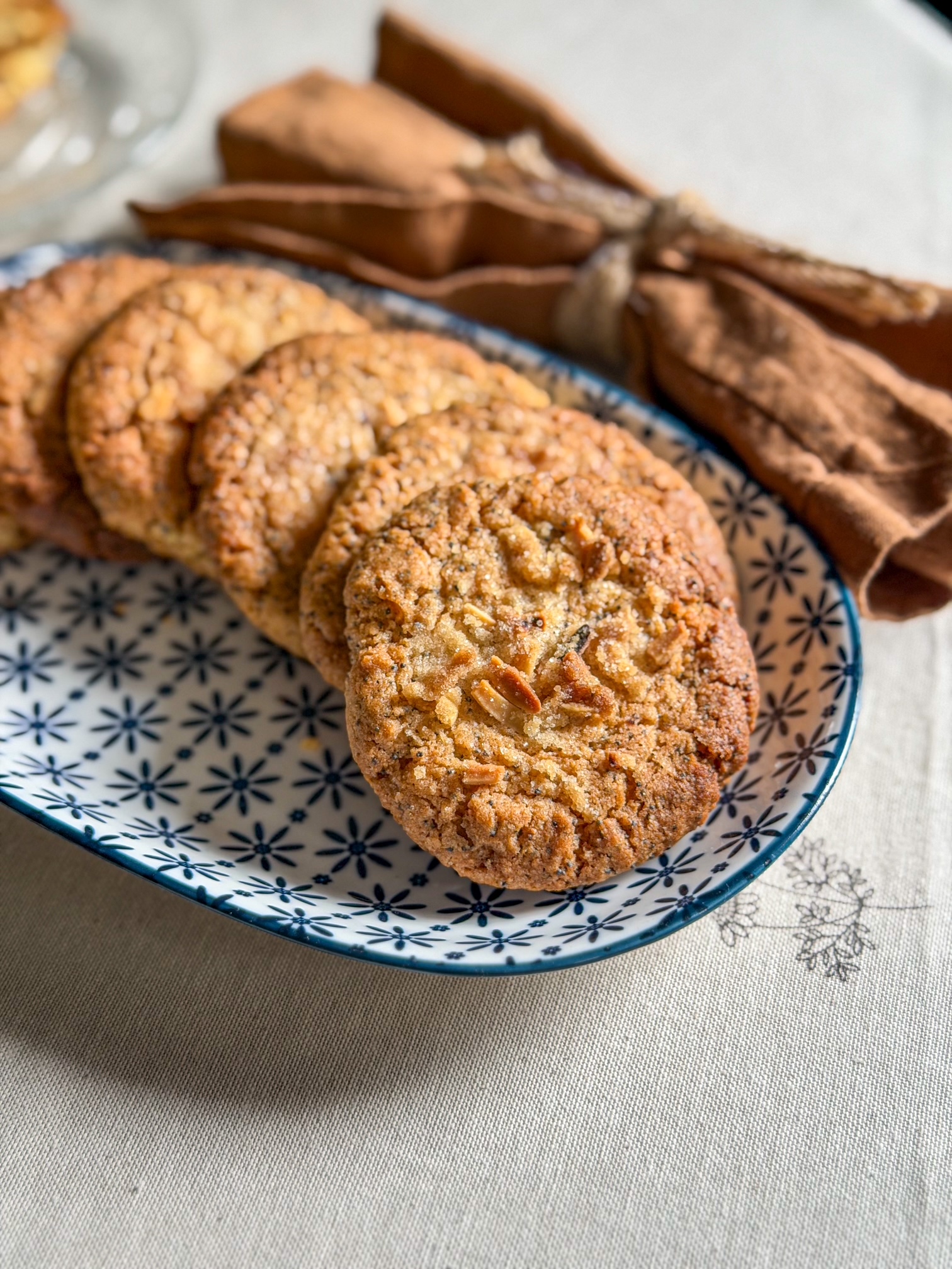 Mandulás, mákos keksz