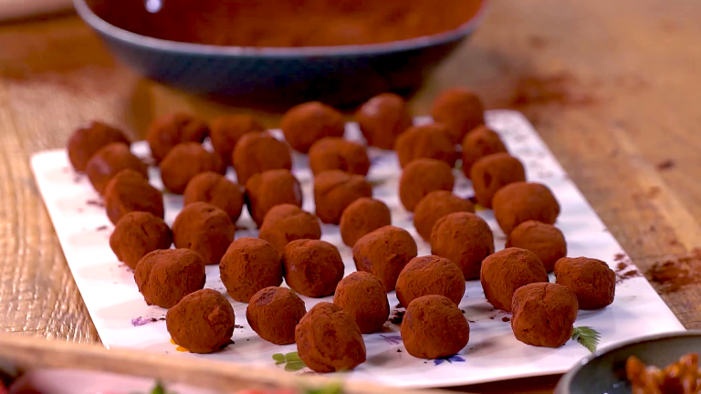 Epres trüffelgolyó