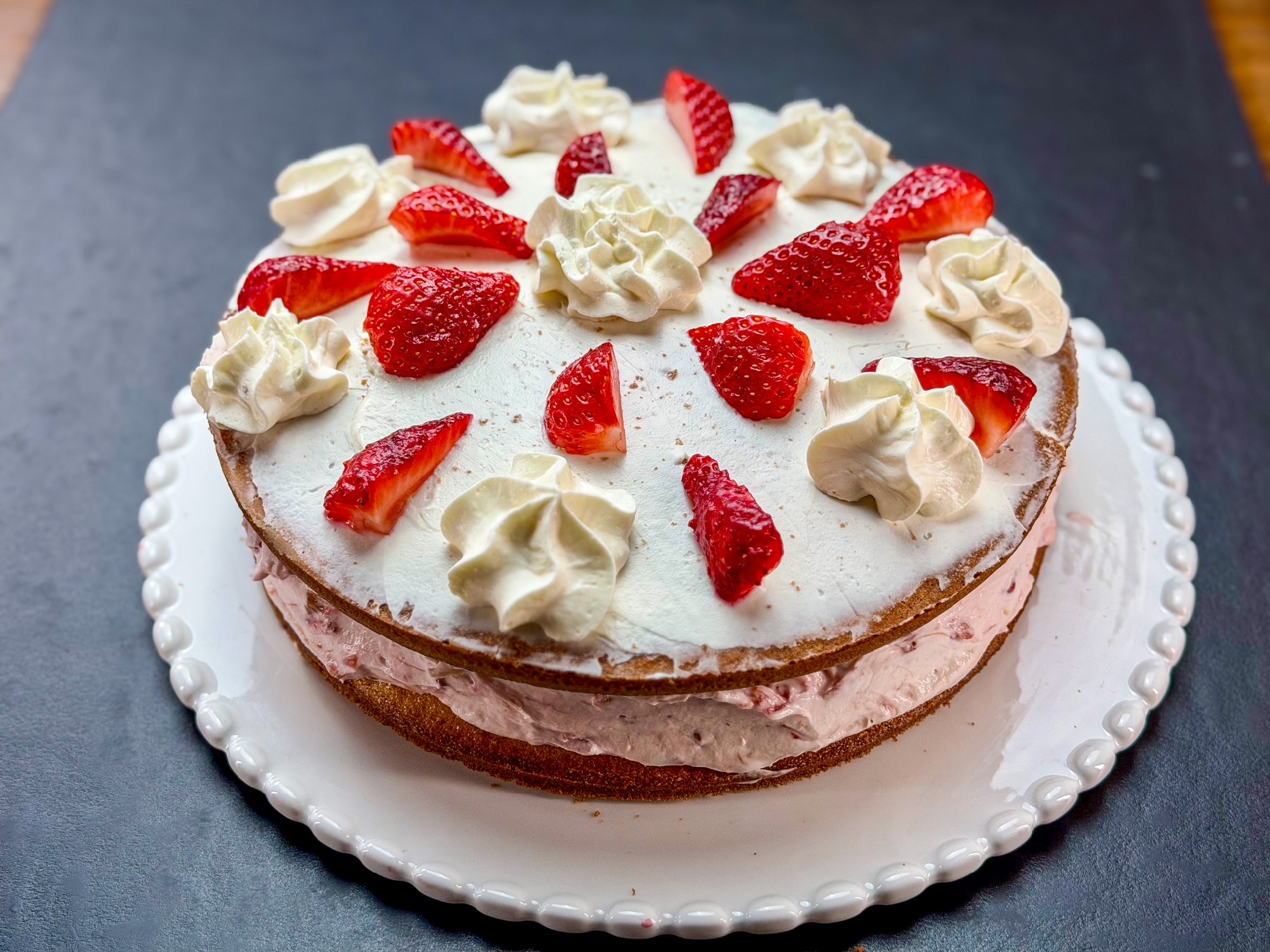 Epres, rebarbarás torta