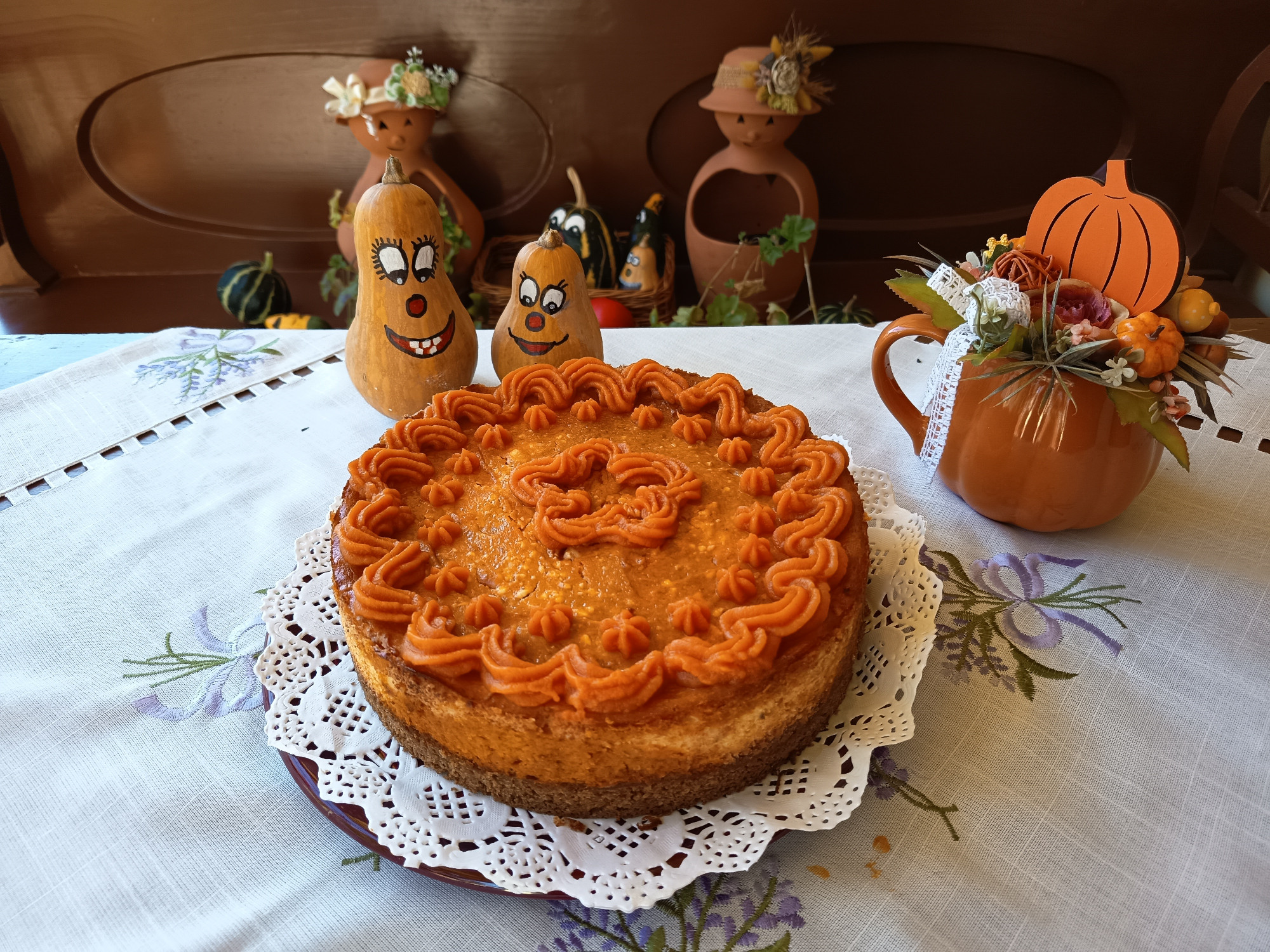 Sütőtökös - túrós pite