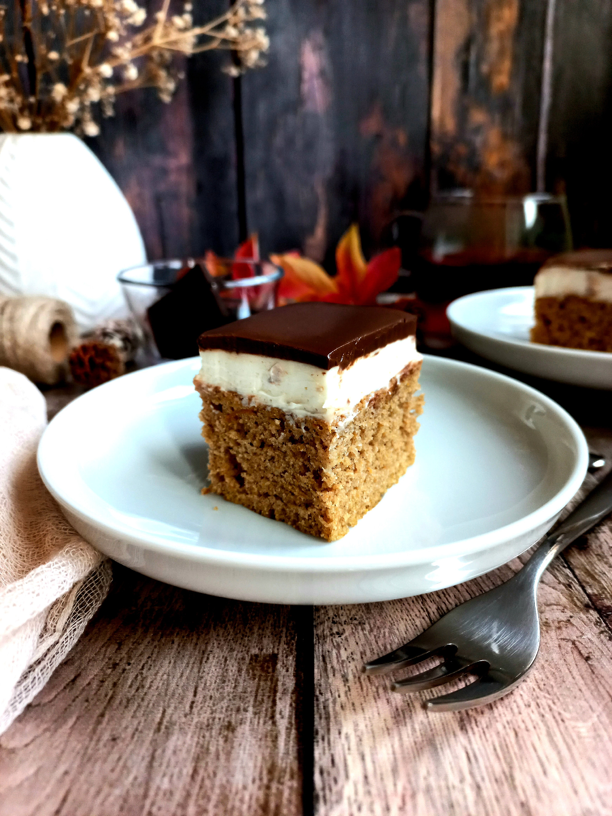 Sütőtökös-krémsajtos kocka