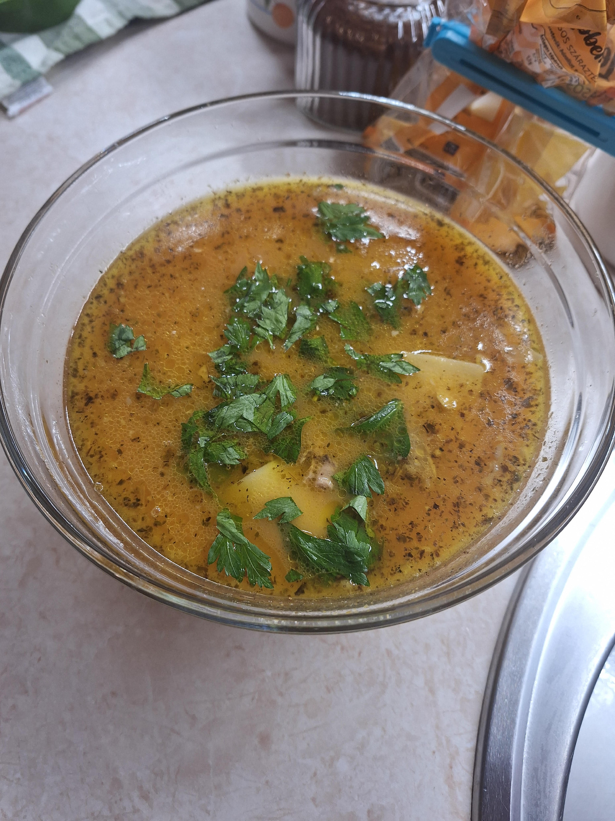 Csirkés penicillin leves