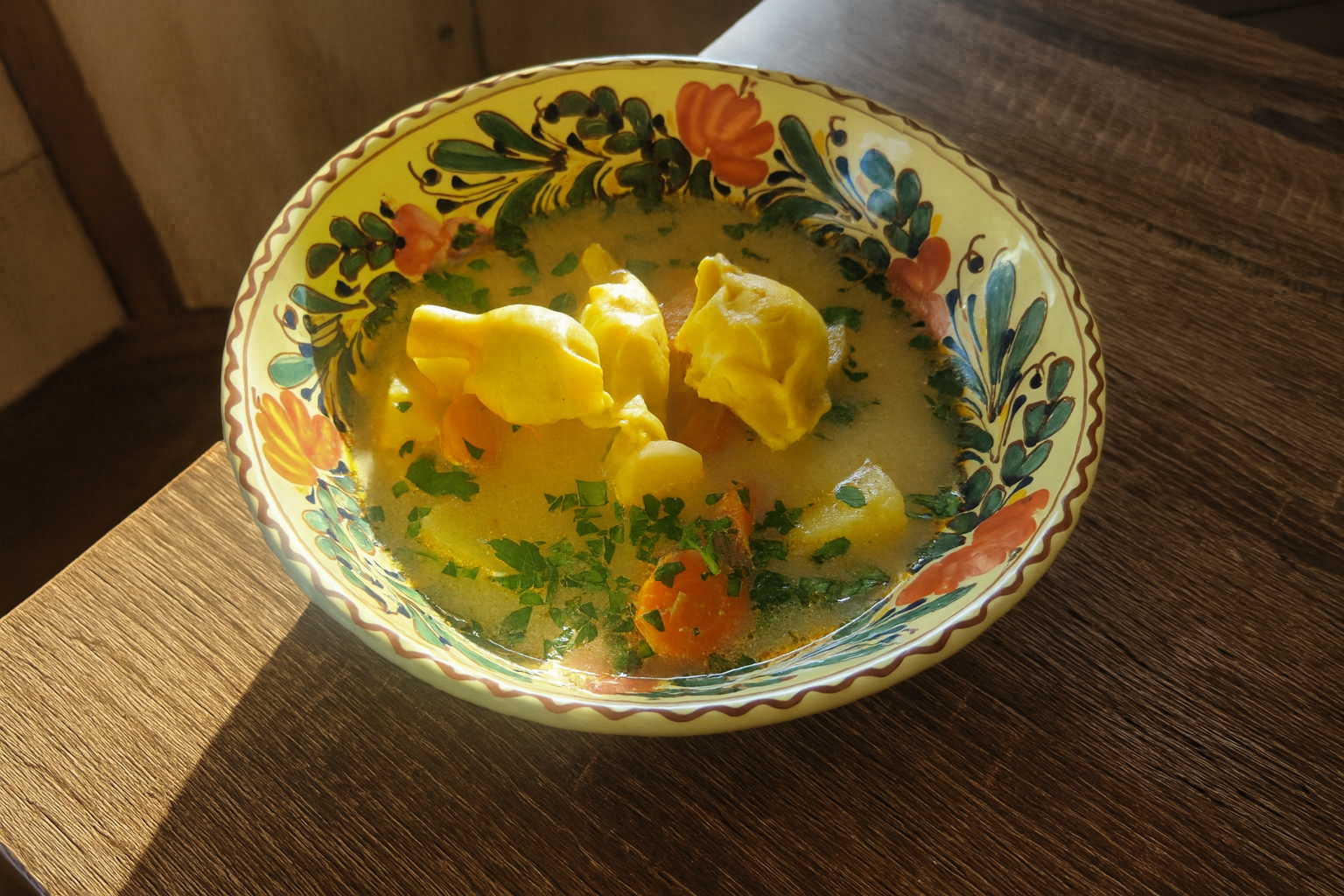 Vásárhelyi túróstáska leves