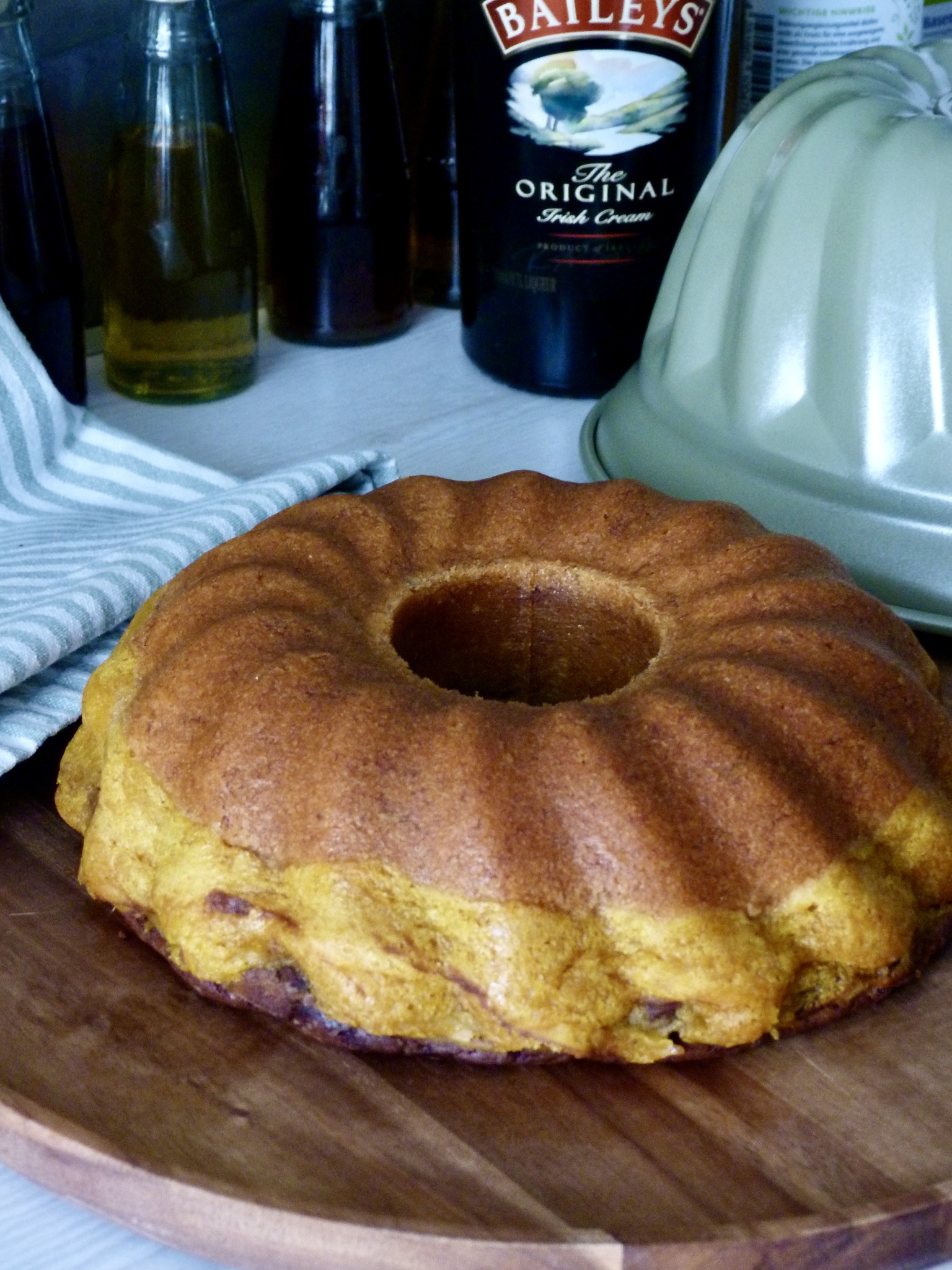 Sütőtökös-banános-kakaós kuglóf