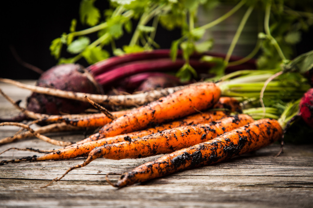 Fresh organic vegetables