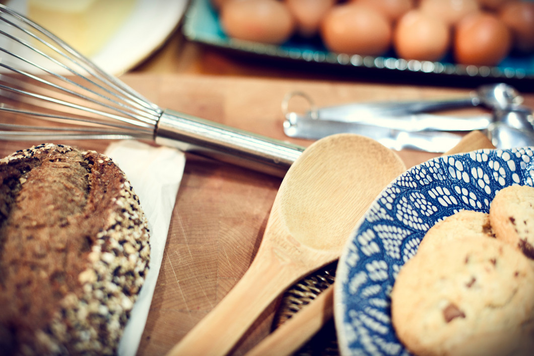 Bakery Baking Cook Eggs Pastry Ingredients Concept