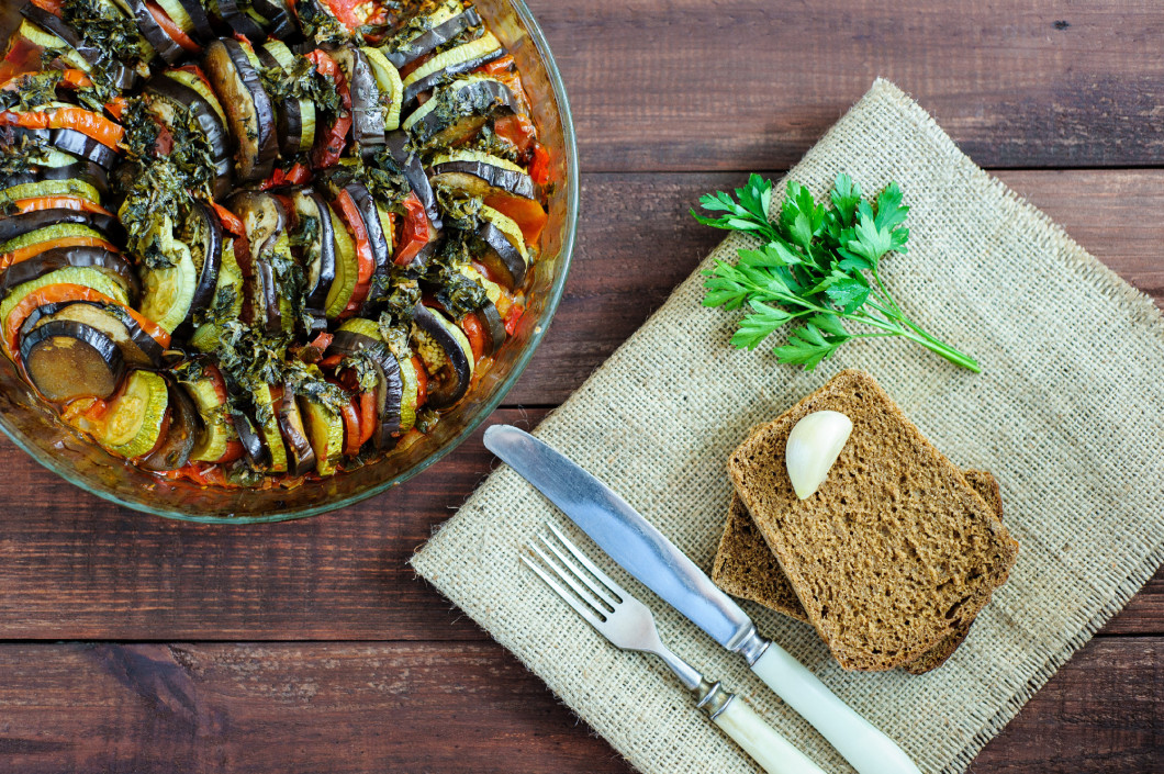Vegetable ratatouille homemade preparation recipe
