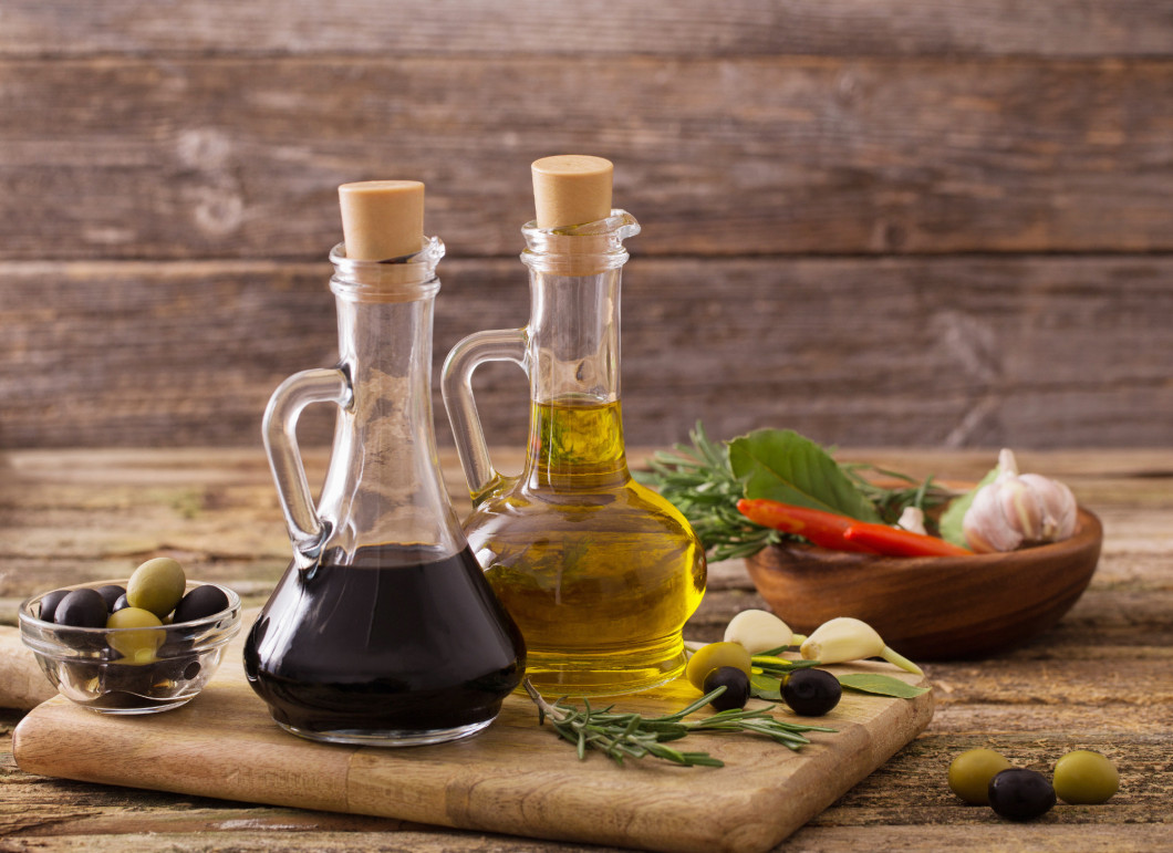 olive oil flavored with spices and other ingredients