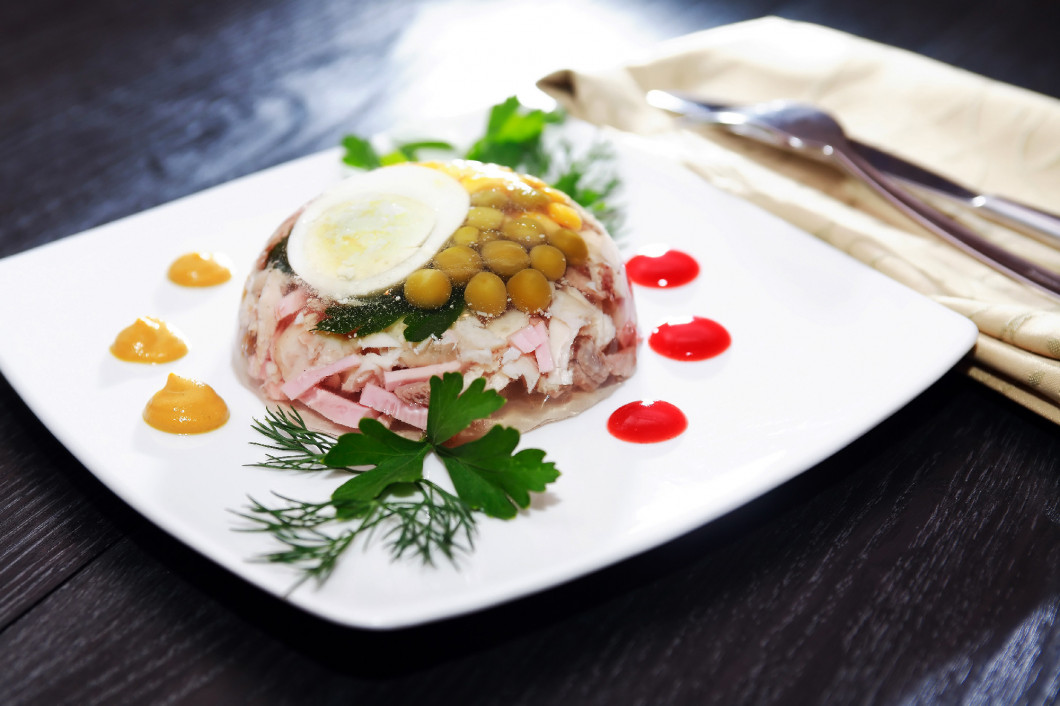 Aspic On Table