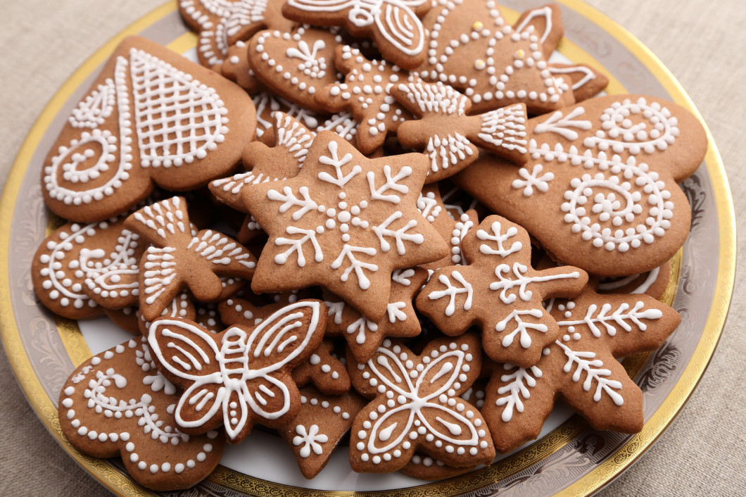 Gingerbread cookies.