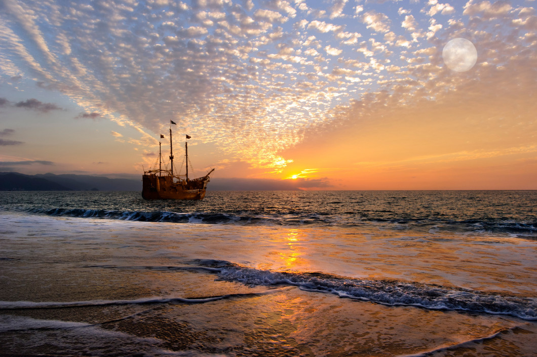 Pirate Ship Moon