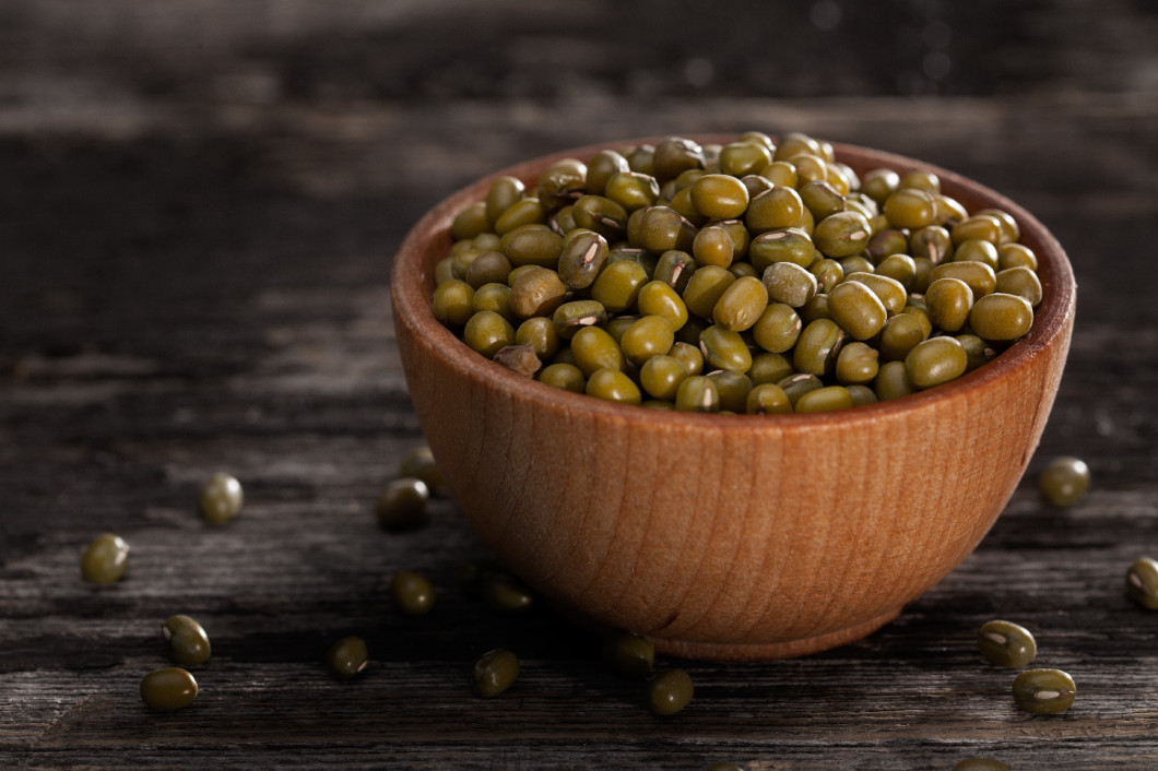 Sprouting Seeds in a Wooden bowl