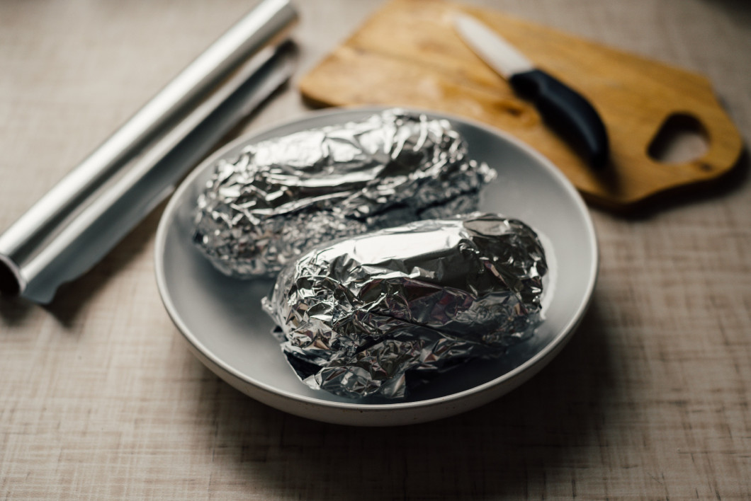 Cooking stuffed baked potato