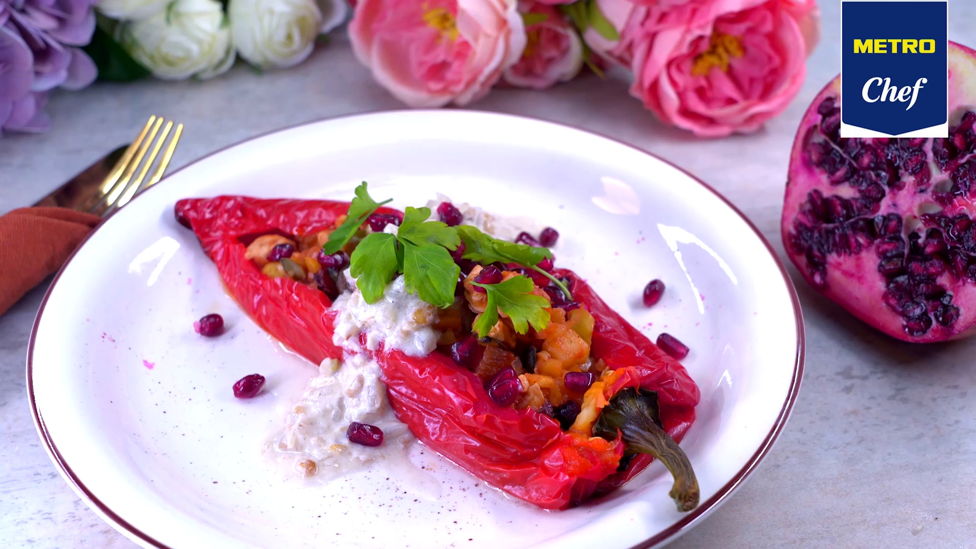 Chiles en nogada, a híres mexikói töltött paprika