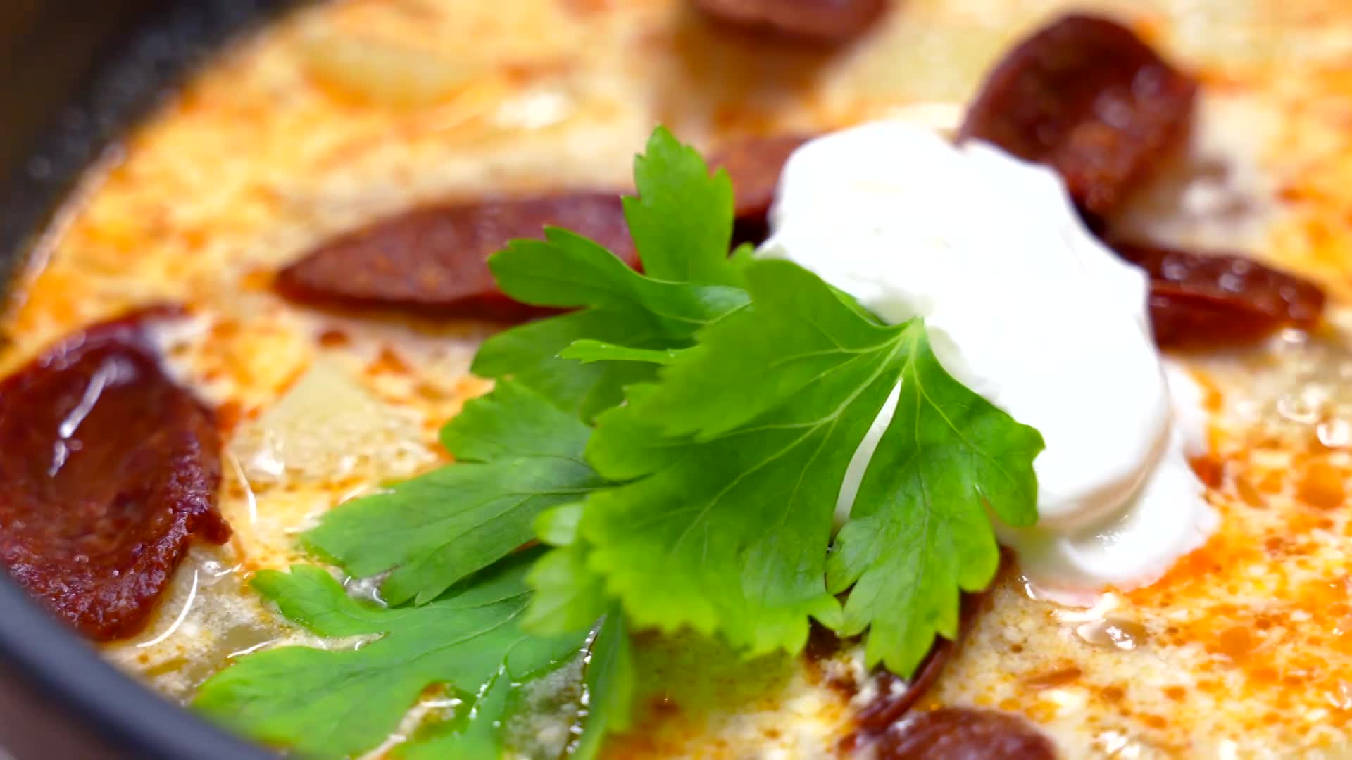 Tejfölös krumplileves