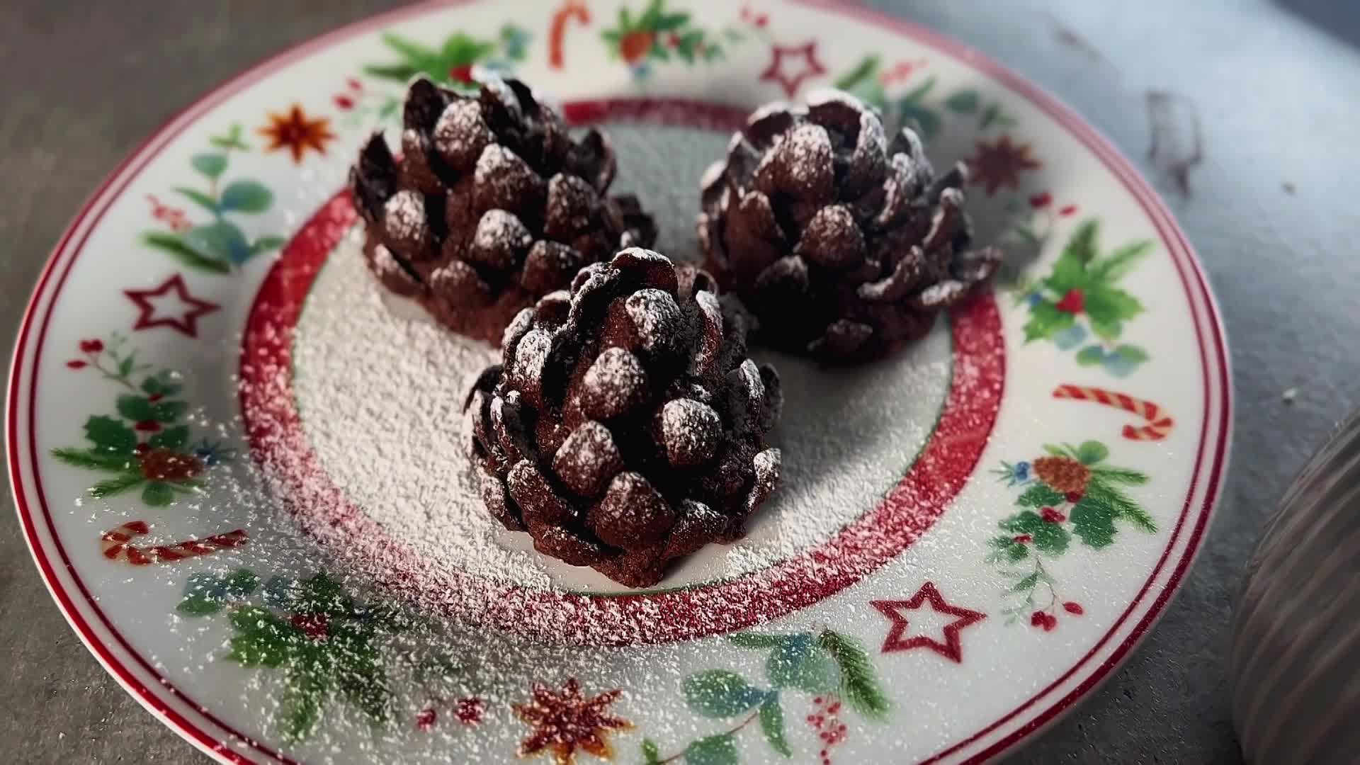 Karácsonyi toboz süti