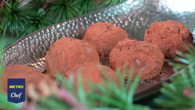 Gesztenyés trüffelgolyó