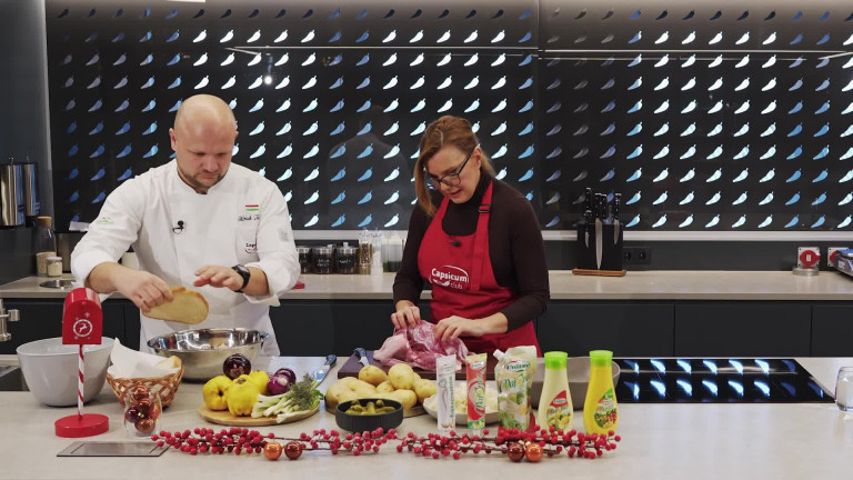 Birsalmás káposztával töltött kacsa