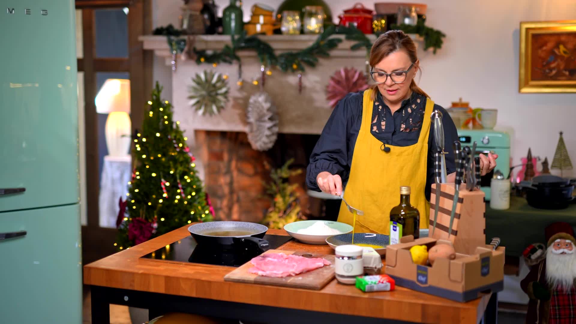 Borjú bécsi batátapürével