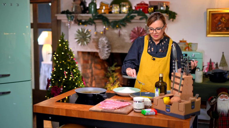 Borjú bécsi batátapürével