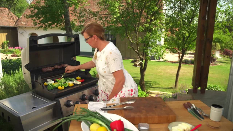 Rosé kacsamell grillen