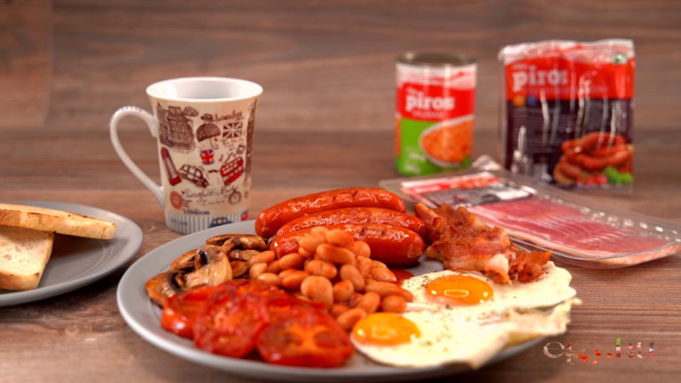 Piros praktika: english breakfast