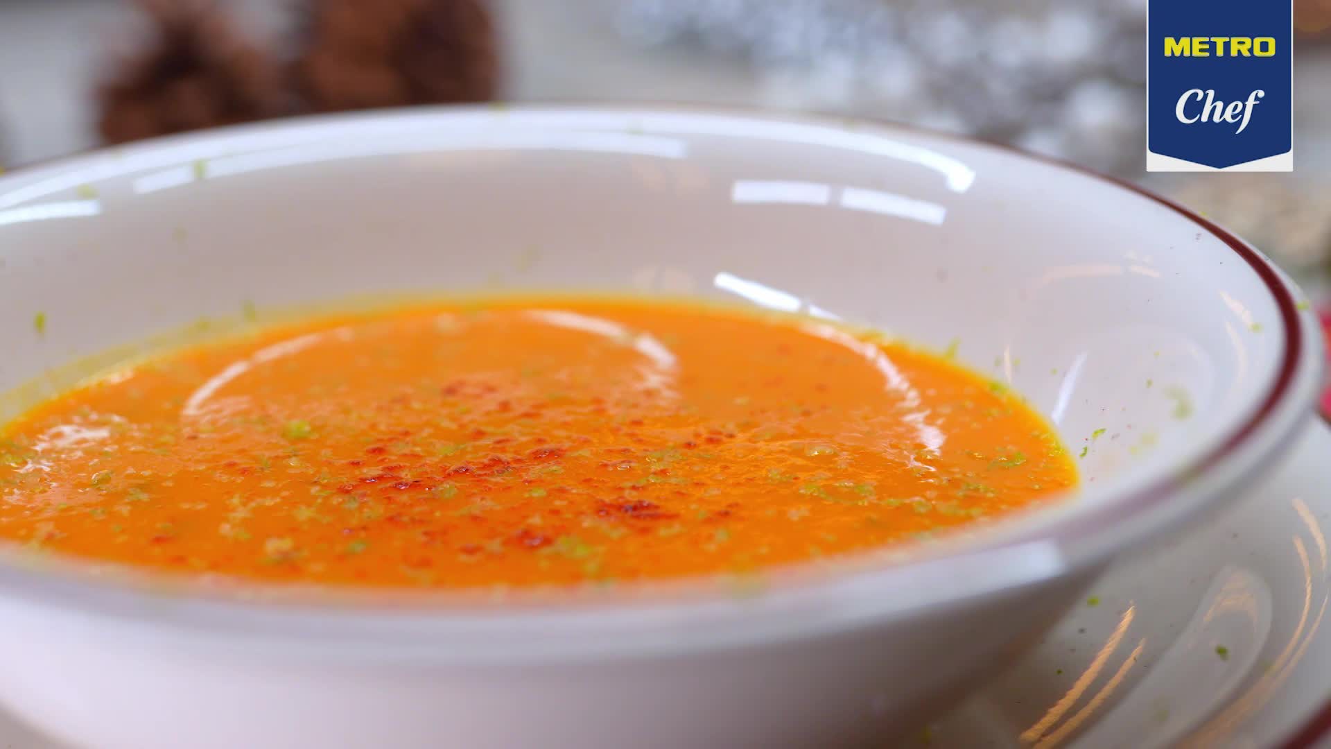 Gyömbéres sütőtökleves